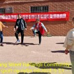 Xingang Street Haifangli Community： Føler sport og nyter tid